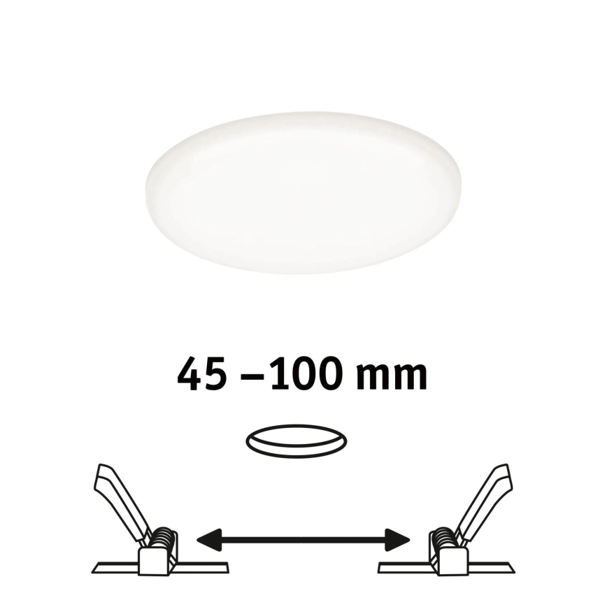 Paulmann 92391 – LED/8,5W IP44 infälld Badrumbelysning VARIFIT 230V
