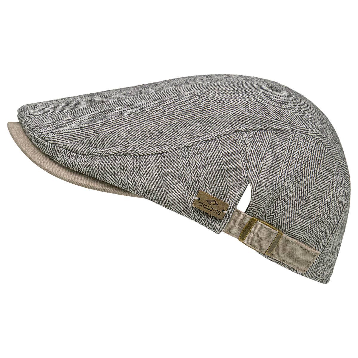 Chillouts ”Lennox” Flat Cap i grått