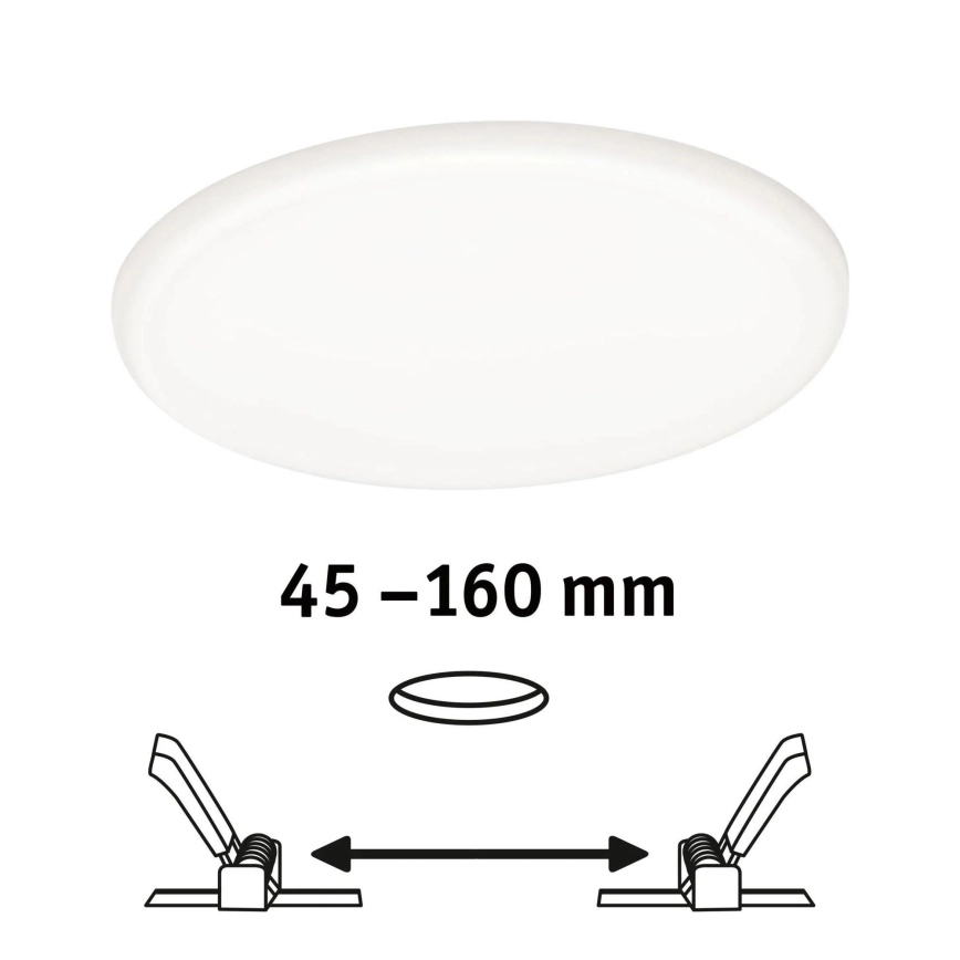 Paulmann 92392 – LED/17,5W IP44 infälld Badrumbelysning VARIFIT 230V