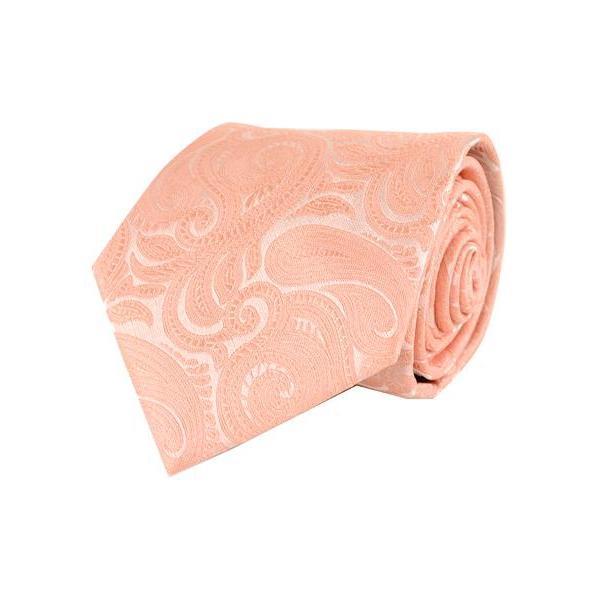 Klassiskt Paisley -slips i persika