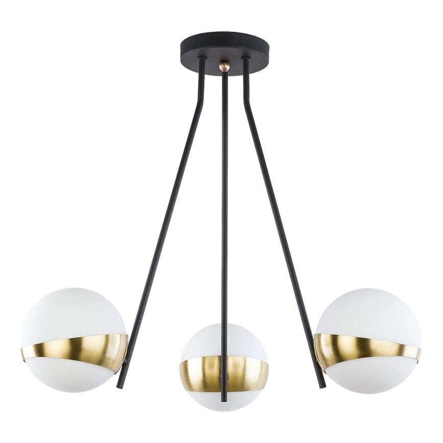 Jupiter 1709 – Hängande Ljuskrona ELFA 3xE14/40W/230V mässing