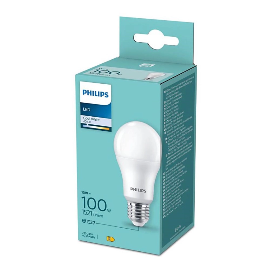 LED glödlampa Philips A60 E27/13W/230V 4000K