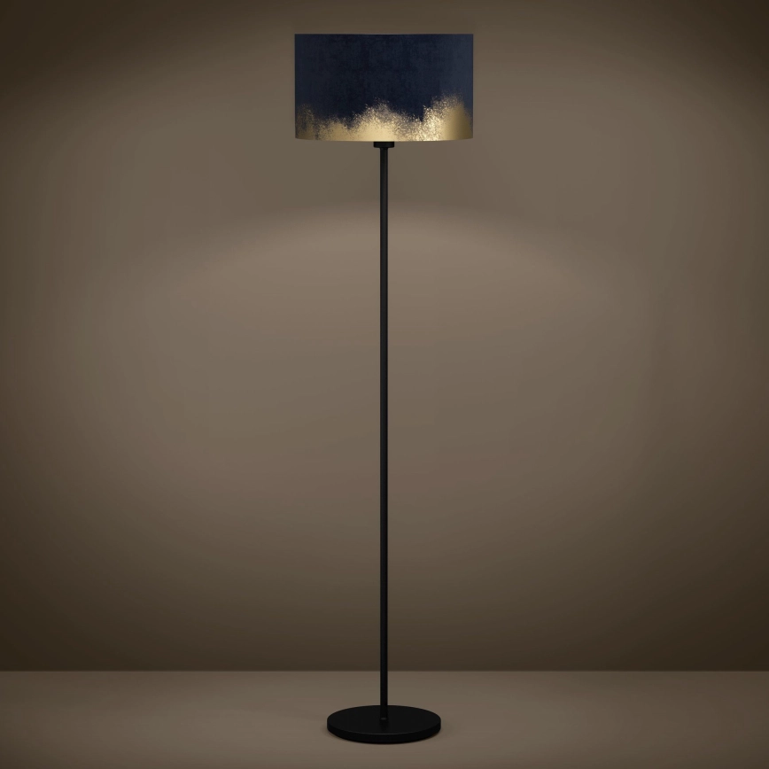 Eglo – Golvlampa 1xE27/40W/230V blå/guld