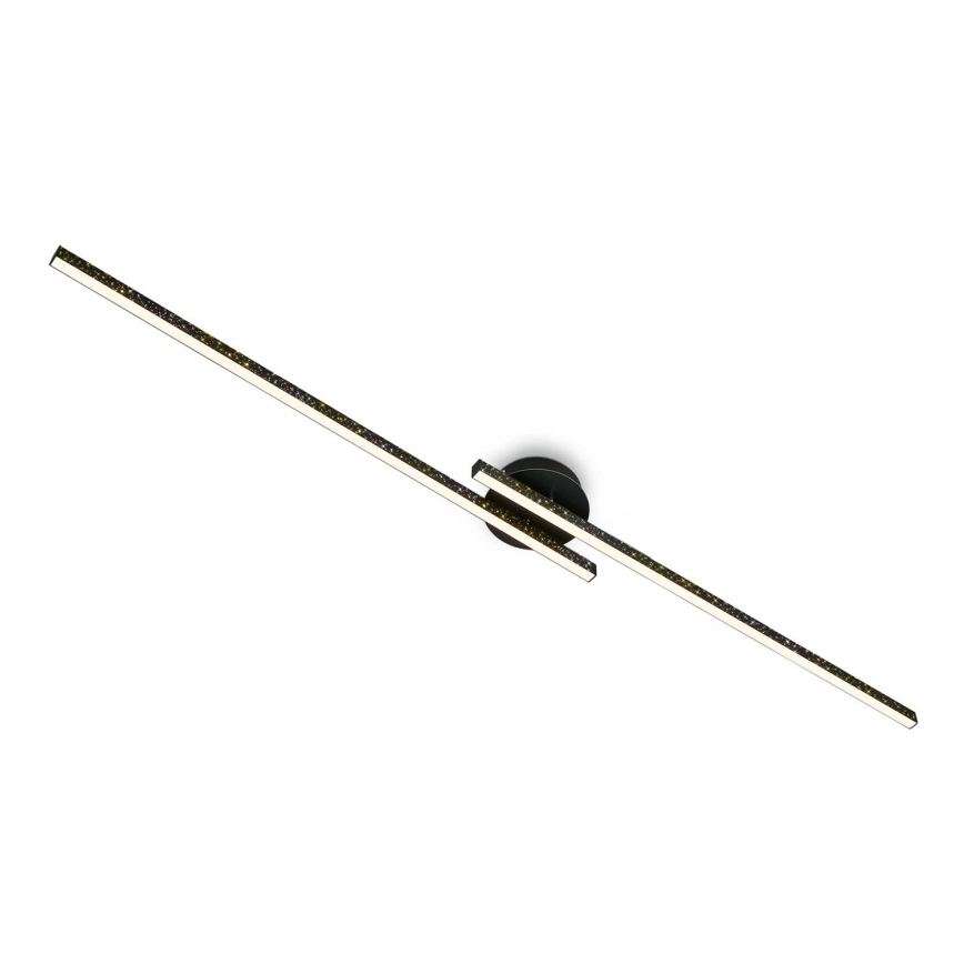 Briloner 3717-025 – LED fäst ljuskrona REY 2xLED/12W/230V svart