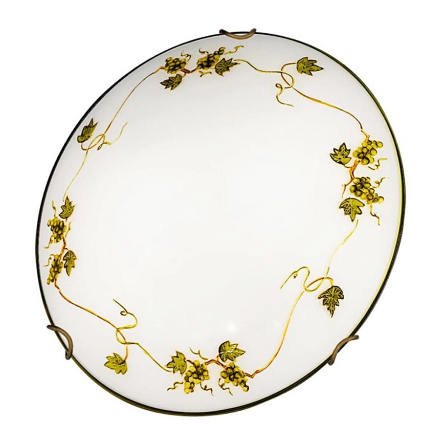 Kolarz 731.13.4.110 – Taklampa NONNA 3xE27/60W/230V diameter 50 cm vindruvor
