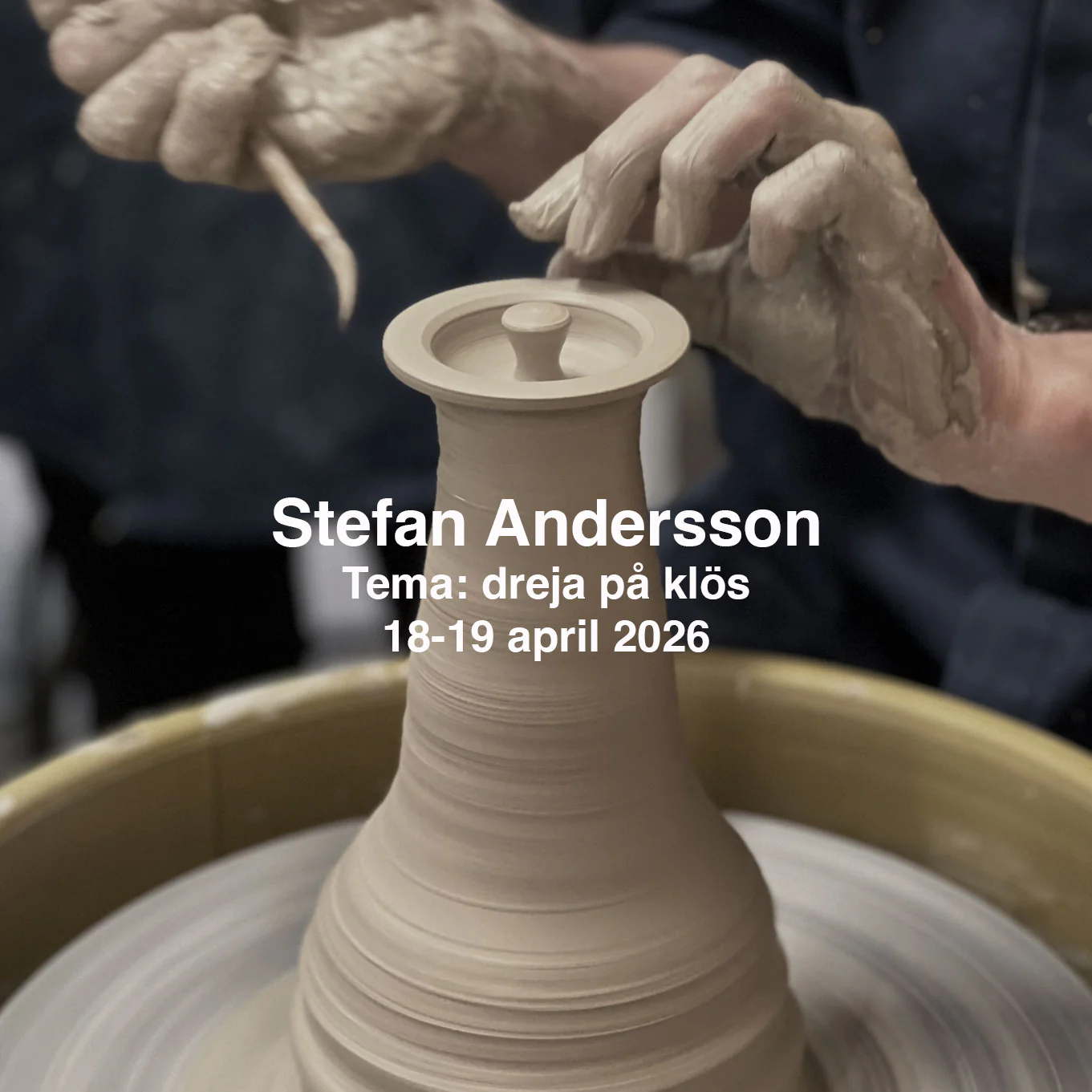 Workshop med Stefan Andersson 18-19 april 2026