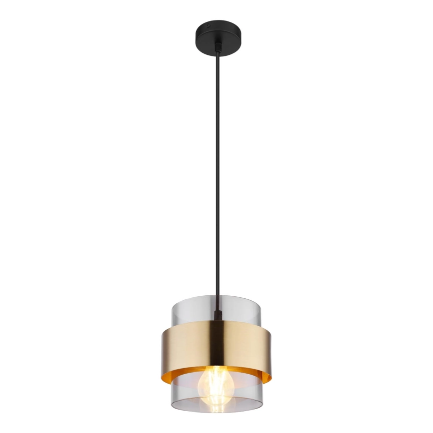 Globo – Taklampa 1xE27/60W/230V svart/mässing