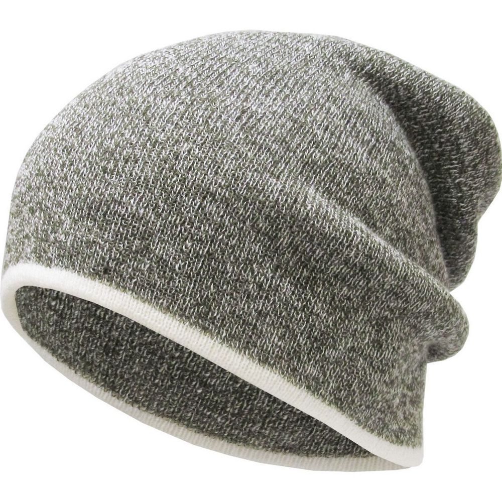 Ethos Heather Slouchy Beanie Hue – Green Melet