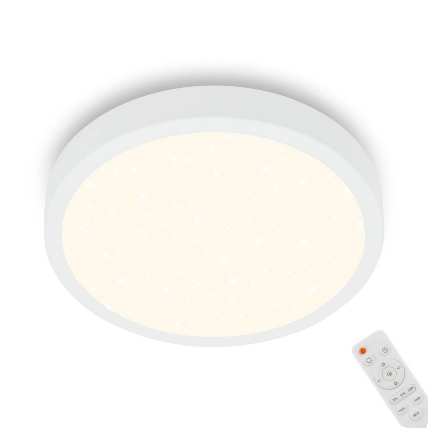 Briloner 3701-016 – LED Dimbar taklampa RUNA LED/18W/230V 2700-6500K vit + fjärrkontroll