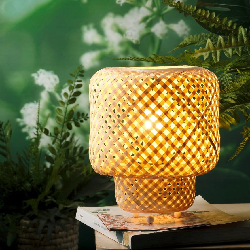 ONLI – Bordslampa BAMBOO 1xE27/22W/230V bambu