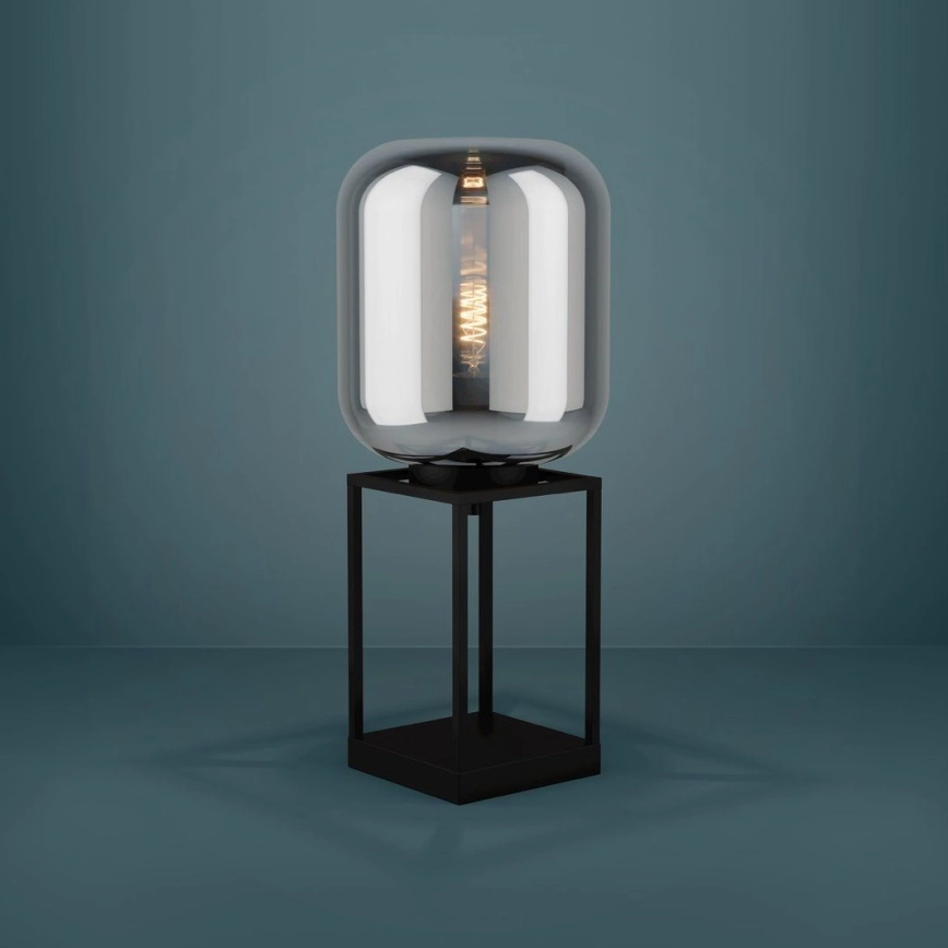Eglo – Bordslampa 1xE27/40W/230V rökig