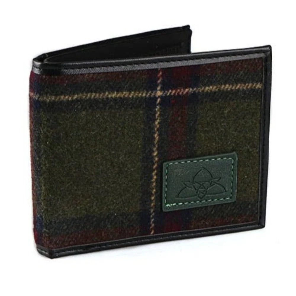 Celtic Ore Tweed Wallet Green Classic Tweed – Green Bi -Fold Wallet