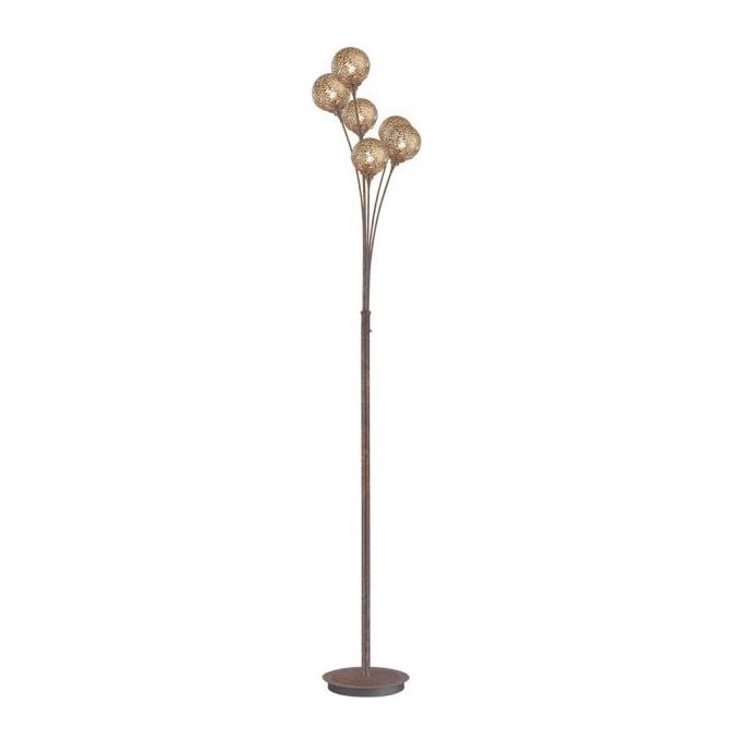 Paul Neuhaus 398-48 – Golvlampa GRETA 6xG9/40W/230V