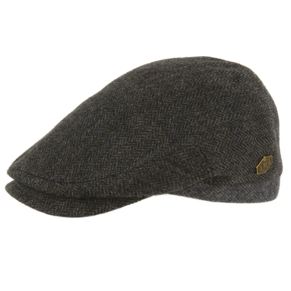 MJM Jordan – 100 % Eco Merino Wool – Mörkgrå fiskben