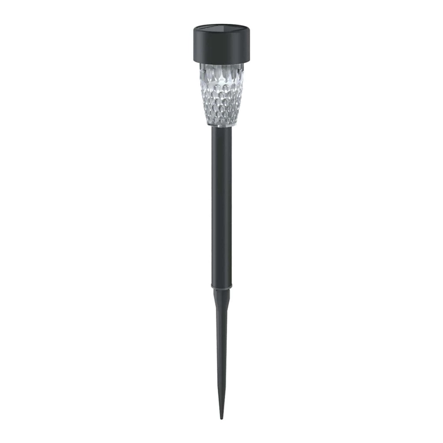 Aigostar – LED Solarlampa LED/0,006W/1,2V 40 mAh 29,7 cm svart 6500K IP44