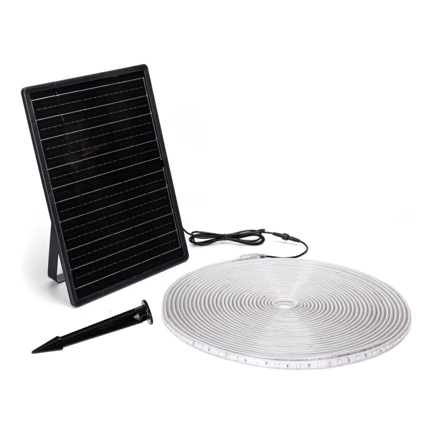 Aigostar – LED RGB Dimbart solband LED/20W/3,2V 20 m IP65 20000 mAh + fjärrkontroll