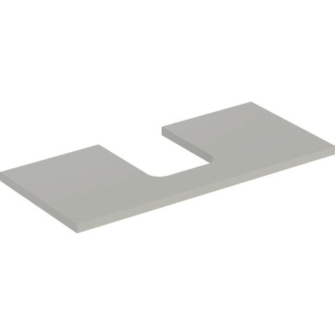 Geberit ONE 505.274.00.7 Bänkskiva 105 cm Grå