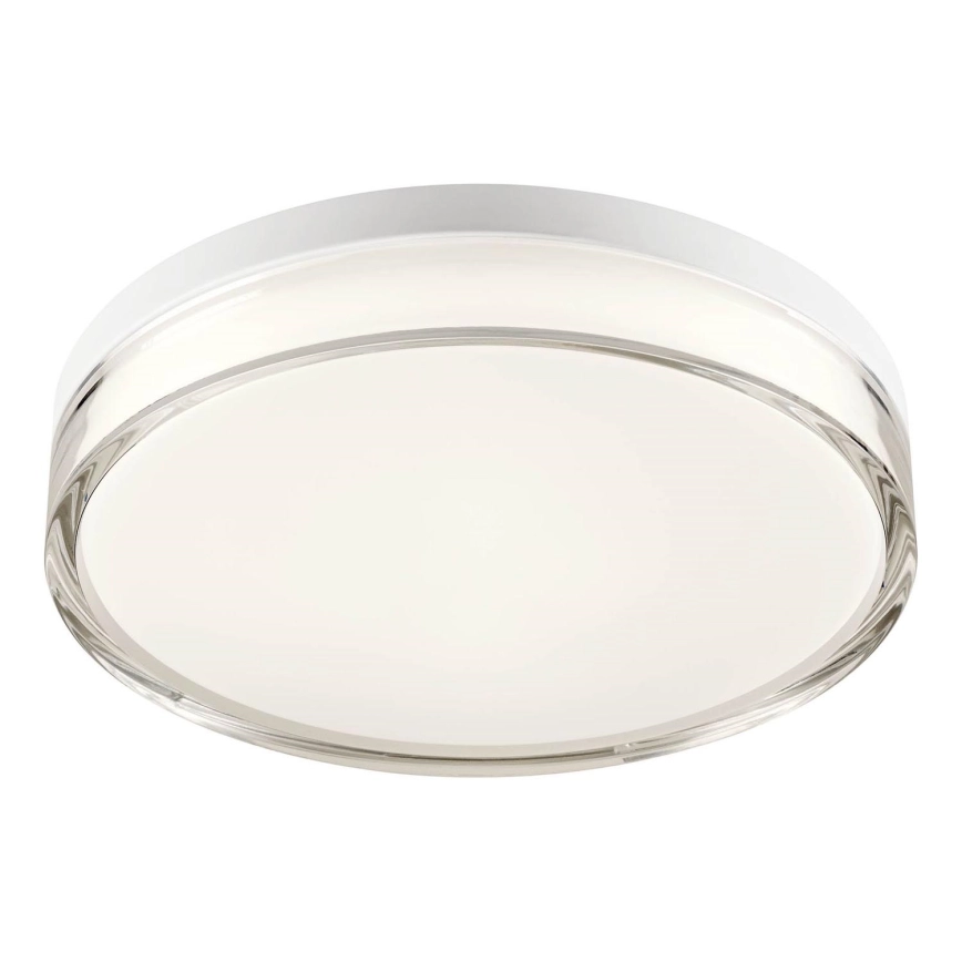 Redo 01-3732 – LED badrumstaklampa FRISBI LED/18W/230V Ø 28 cm CRI 90 3000/4000K IP44 vit