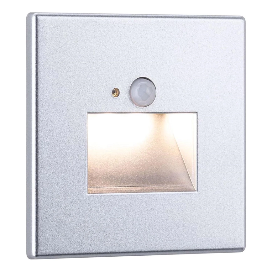 Paulmann 93134 – LED/1,2W Trappbelysning med sensor EDGE 230V matt krom