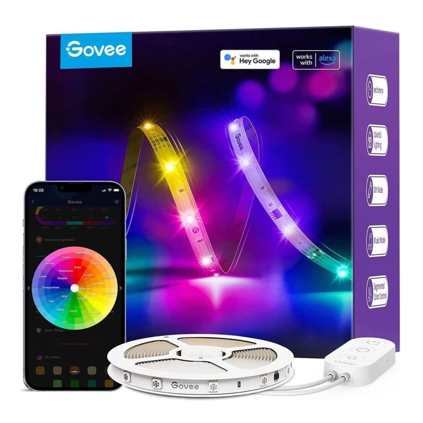 Govee – Wi-Fi RGBIC PRO Smart LED-remsa 10m