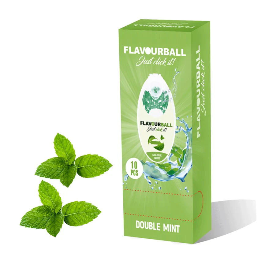10 x 100 st Double Mint Flavor Balls in Pod