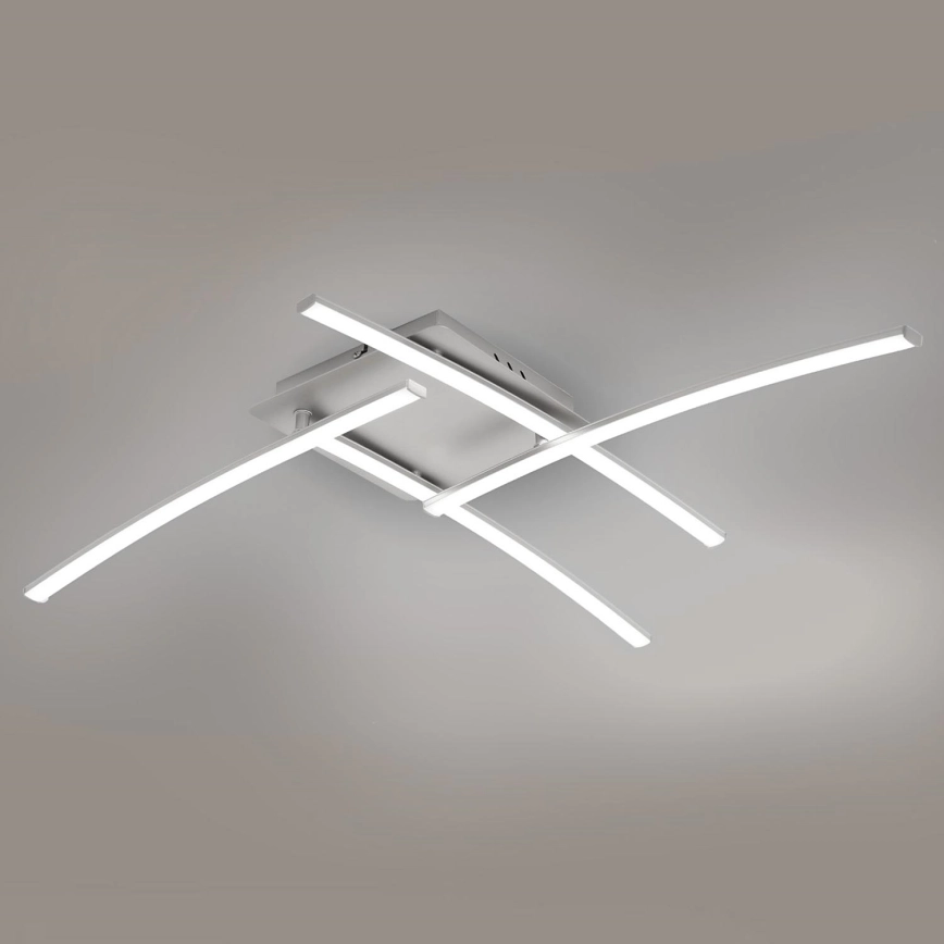 Brilagi – LED-taklampa STRIPES LED/32W/230V 69×69 cm silver