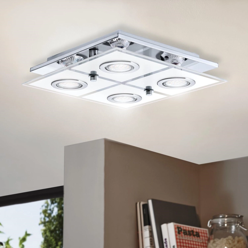 EGLO – LED Taklampa 4xGU10/3W/230V