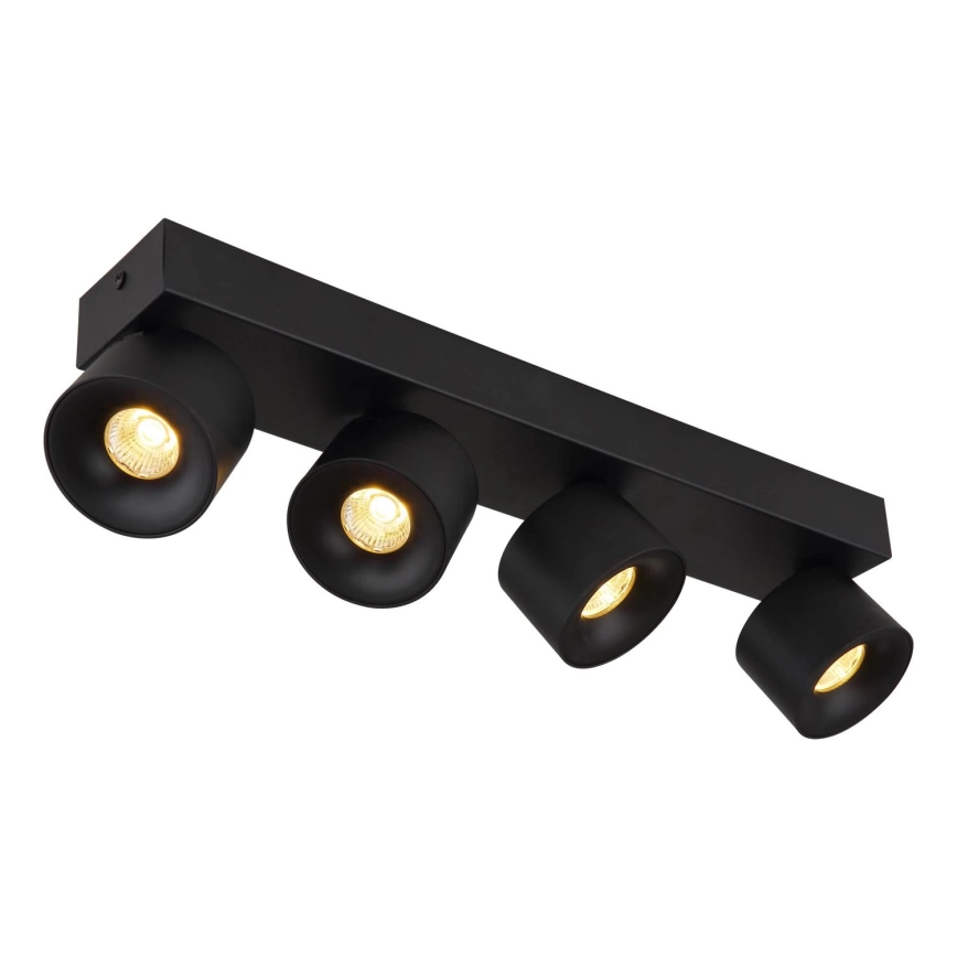 Globo – LED spotlight 4xLED/6W/230V svart