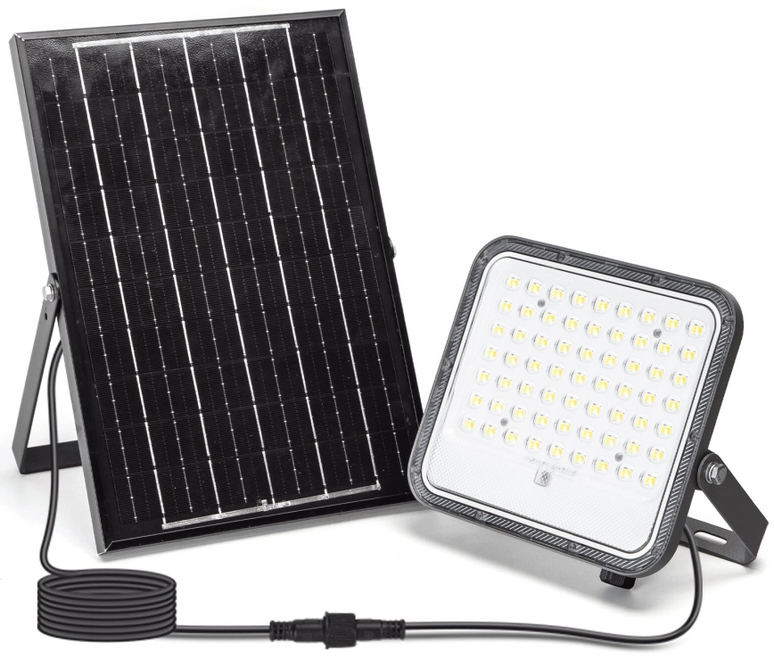 Aigostar – Dimbart LED-solcellsstrålkastare LED/100W/3,4V 3000/4000/6500K IP66 8000 mAh + fjärrkontroll