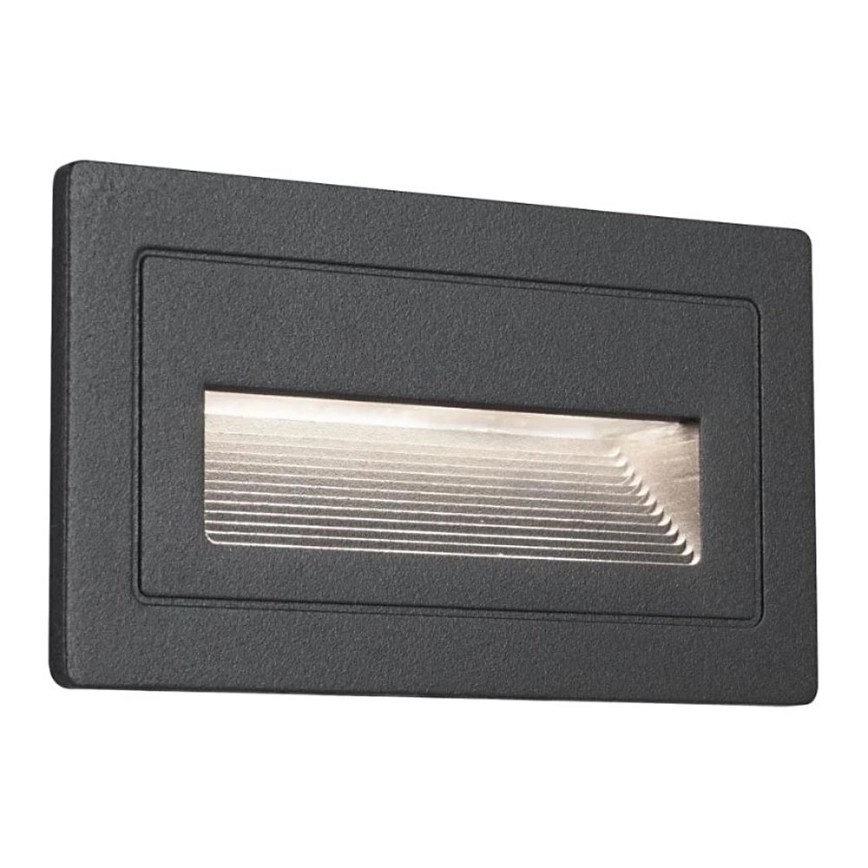 Paulmann 94383 – LED/4W IP44 Inbyggd utomhusbelysning LONG 230V