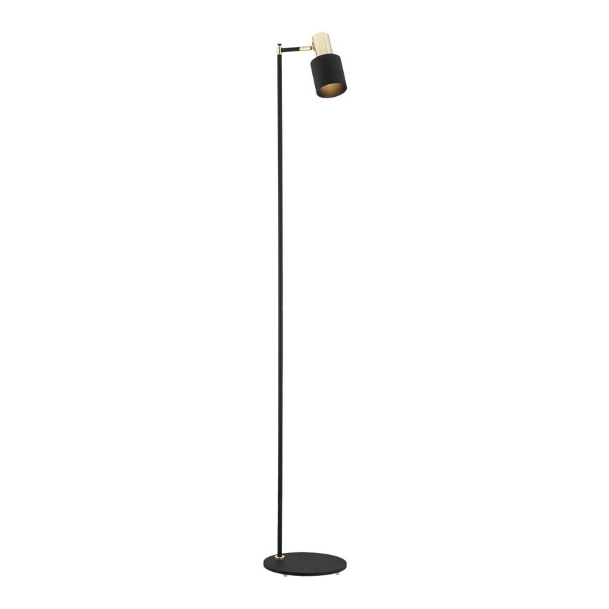 Argon 4259 – Golvlampa DORIA 1xE27/15W/230V svart/mässing