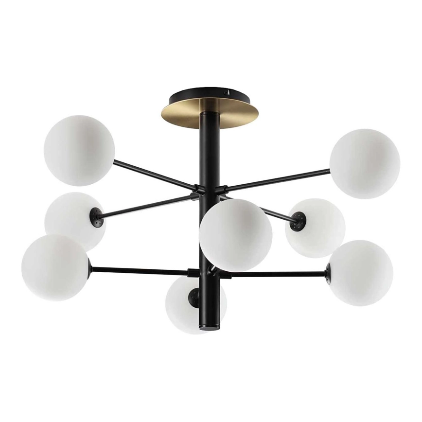 Ideal Lux – LED pendelljuskrona COSMOPOLITAN 8xG9/3W/230V diameter 64 cm svart