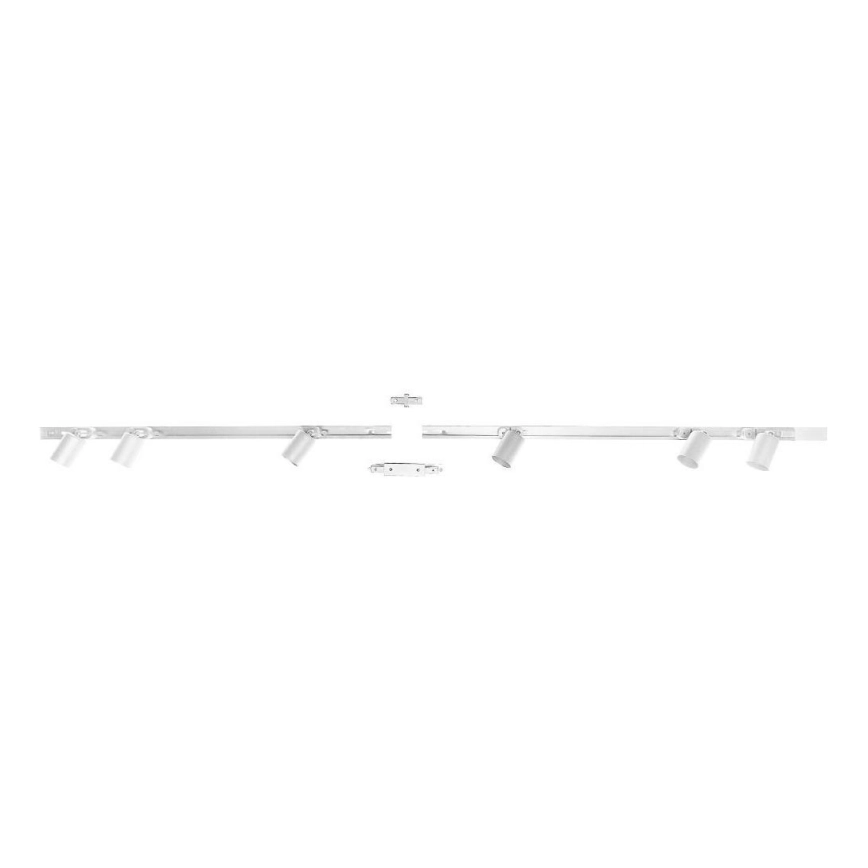 Zuma Line – Spotbelysning för skensystem 6xGU10/10W/230V vit + skentillbehör