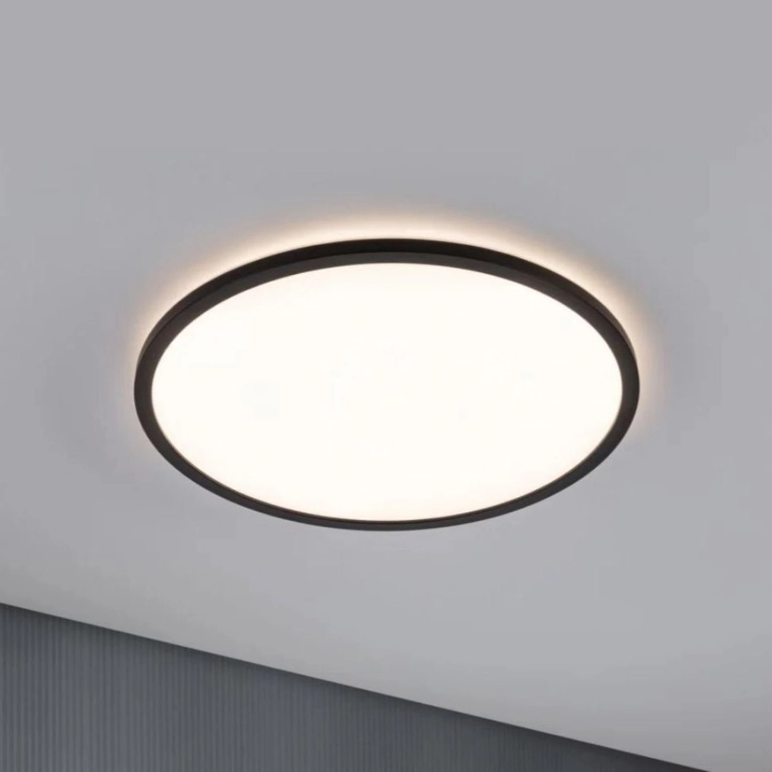 Paulmann 70999 – LED/22W Dimbart panel ATRIA 230V 3000K Ø 42 cm svart