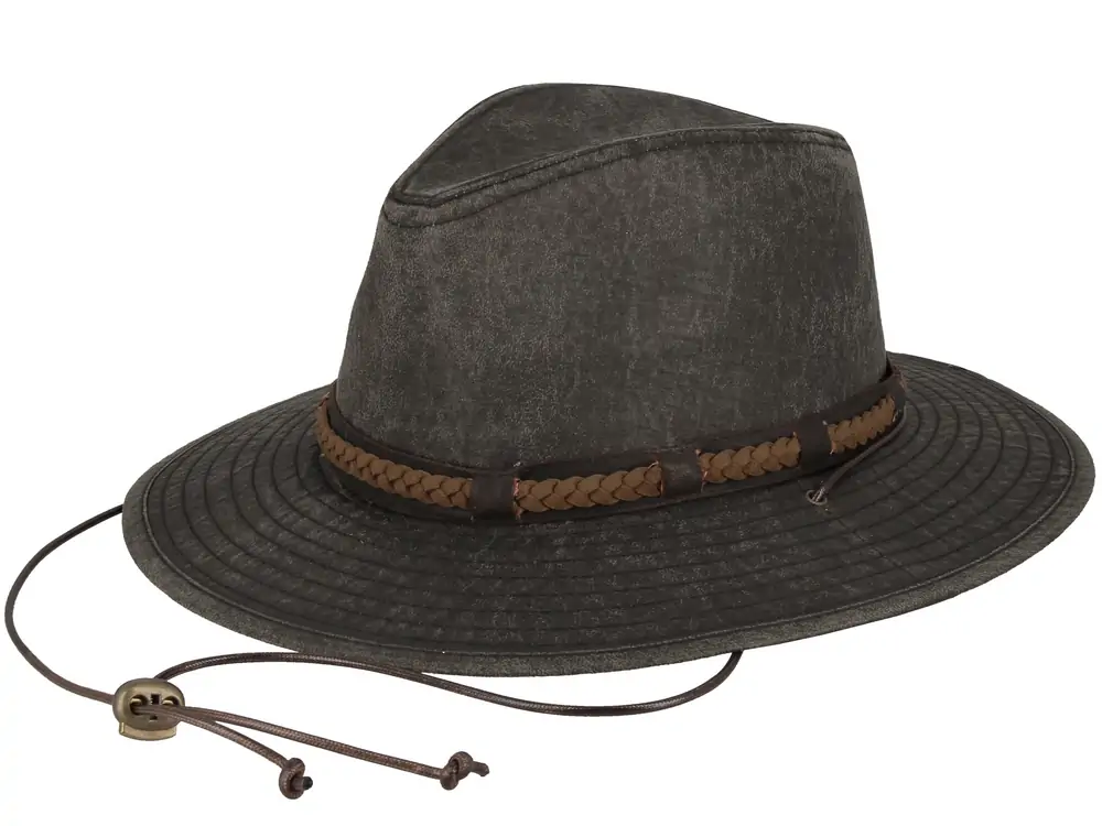 Fletchet ALP1 Safari Hat Aleh66 – Svart bomullsblandning