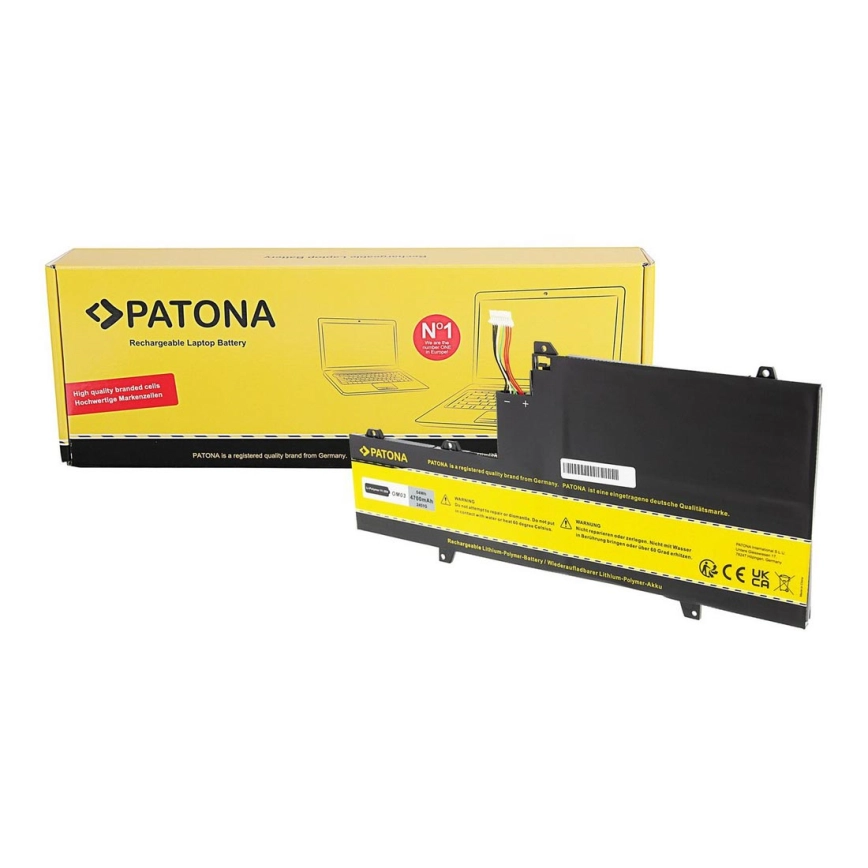 PATONA – Ackumulator HP EliteBook x360 1030 G2 4700mAh Li-Pol 11,55V OM03XL