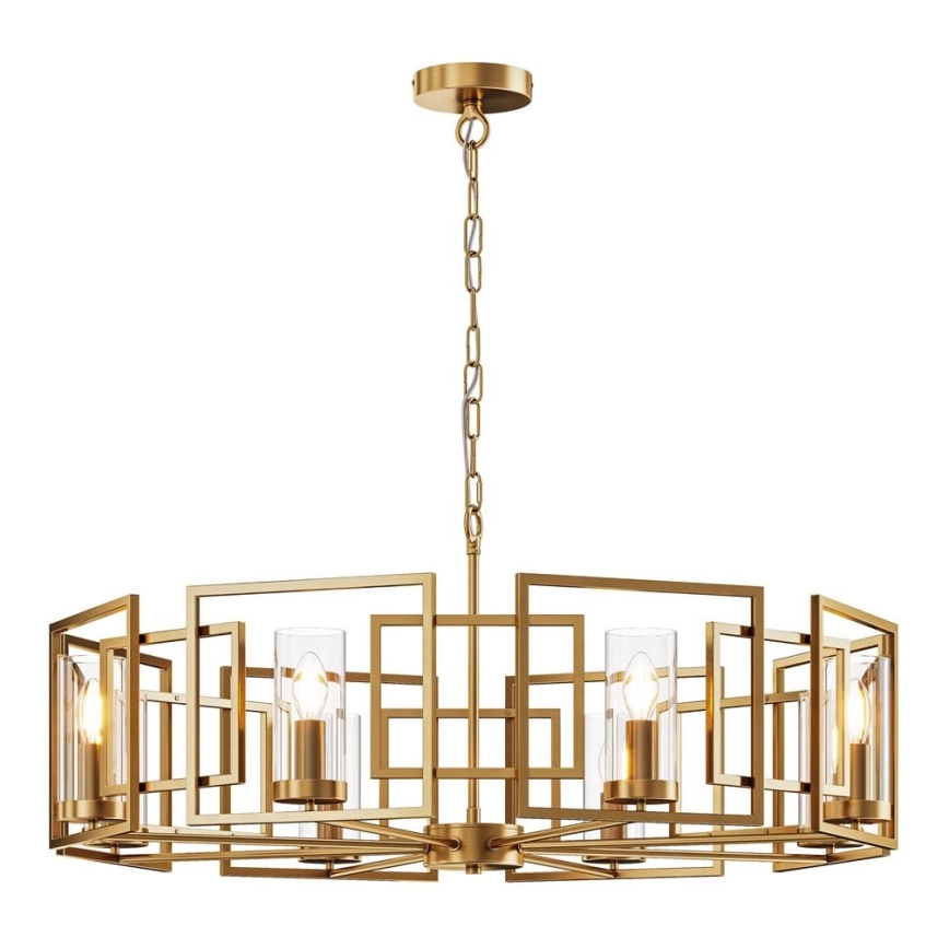 Maytoni H009PL-08G – Ljuskrona på kedja BOWI 8xE14/40W/230V