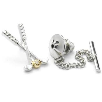 Slip Needle Crossed Golf Clubs Crystal