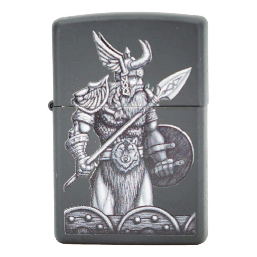 Viking Zippo Tändare – Odin Design