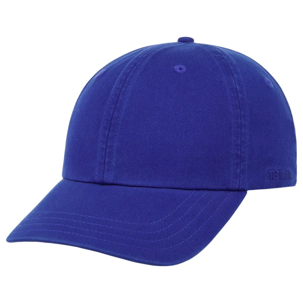 Stetson Baseball Cap Cotton – Solid Color Royal Blue