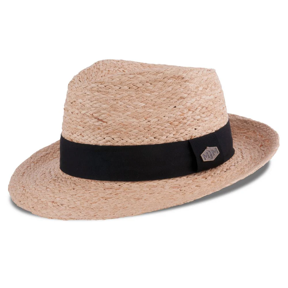 MJM Lima 58050 – Organisk Raffia Fedora Stråhat