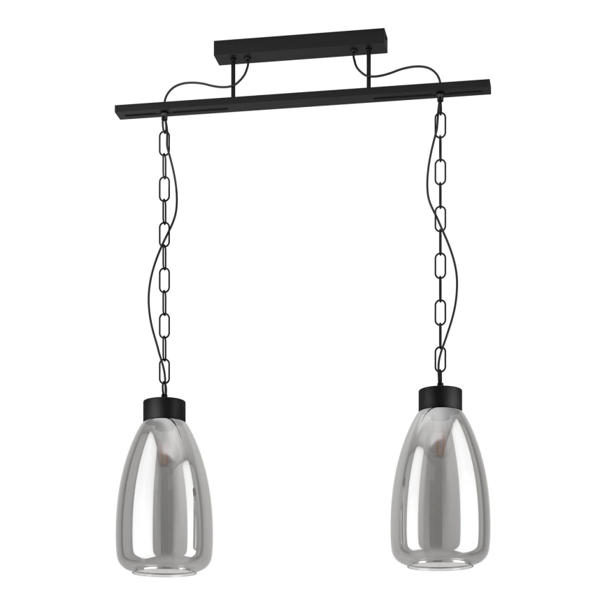 Eglo 43395 – Ljuskrona med kedja BRICKFIELD 2xE27/40W/230V