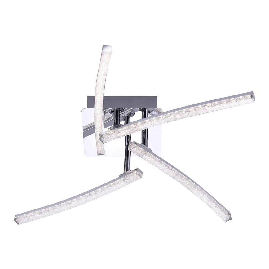 Leuchten Direkt 11291-17 – LED fastsatt Ljuskrona  SIMON 4xLED/3W/230V blank krom