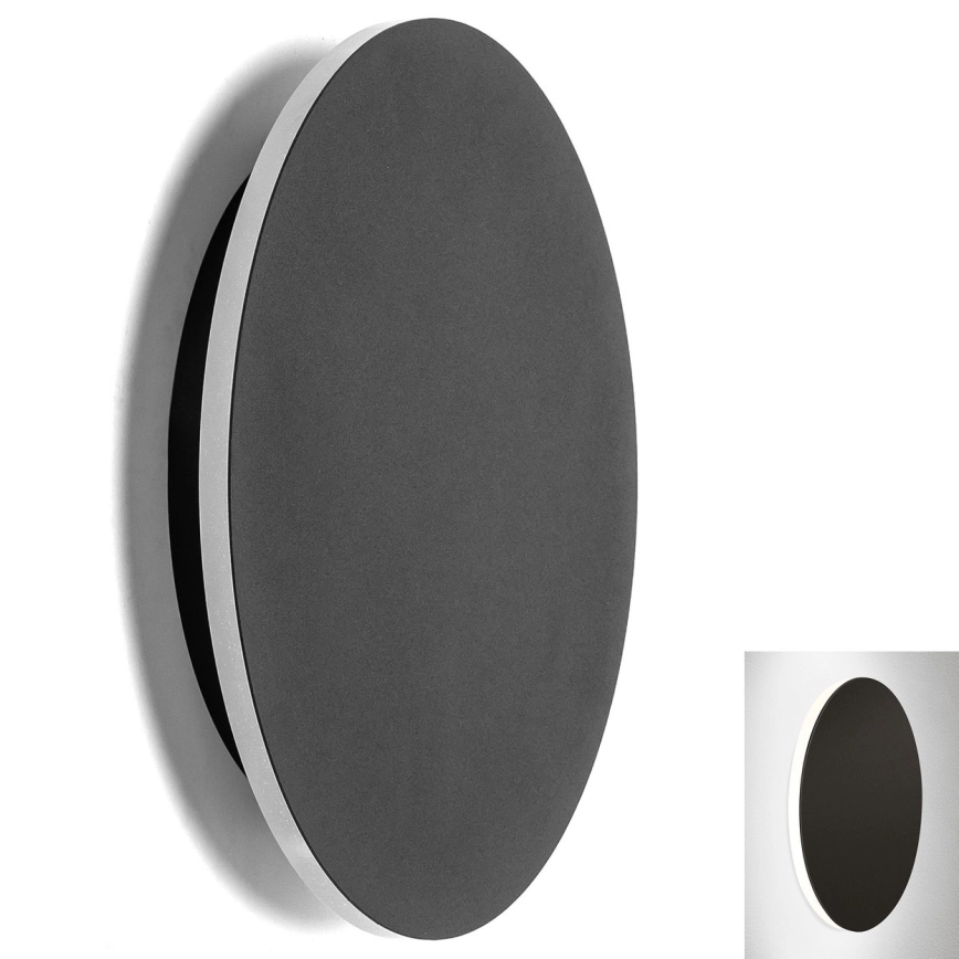 Aigostar – LED väggbelysning LED/12W/230V 6500K 25 cm svart