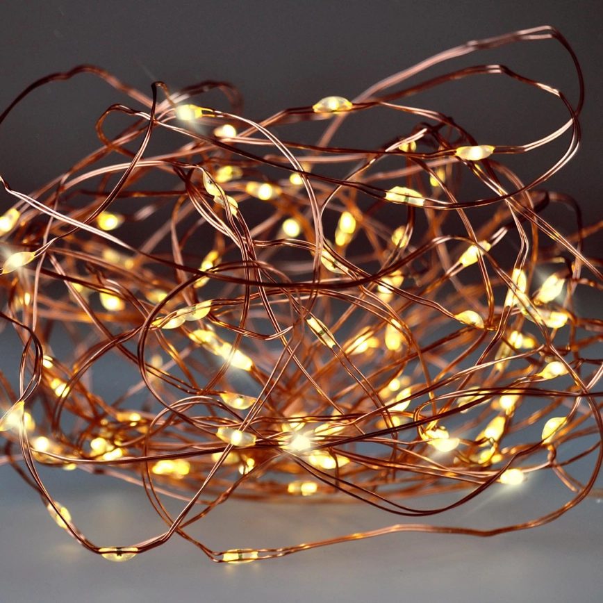 Brilagi – LED-slinga 100xLED/3xAA 10m varmvit