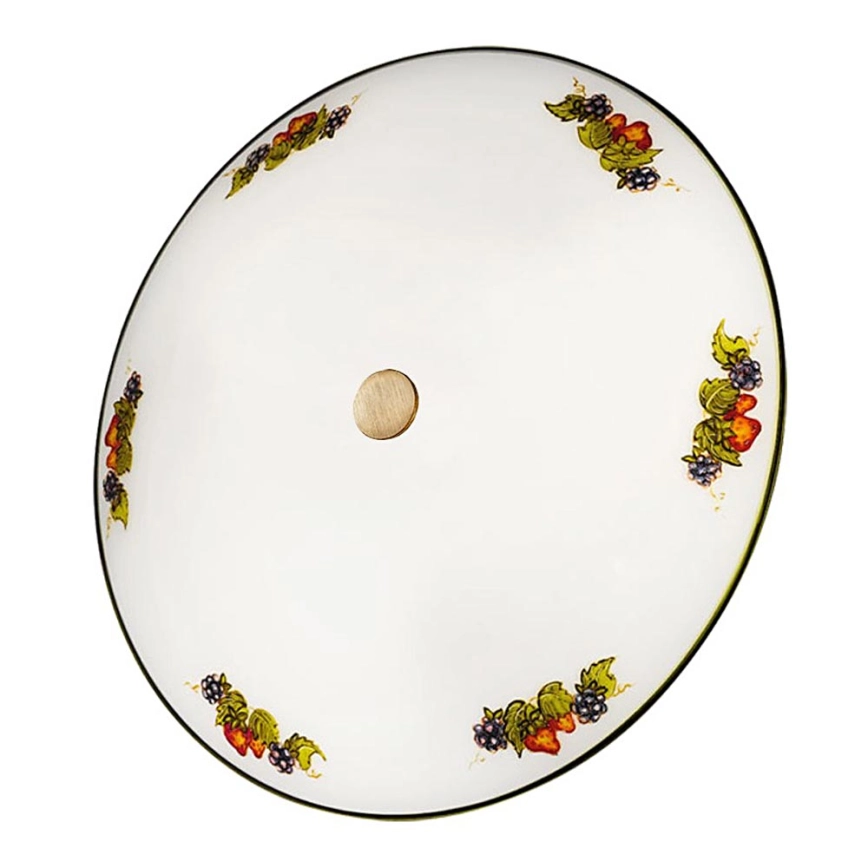 Kolarz 731.13.4.113- Taklampa NONNA 3xE27/60W/230V diameter 50 cm vindruvor/jordgubbar