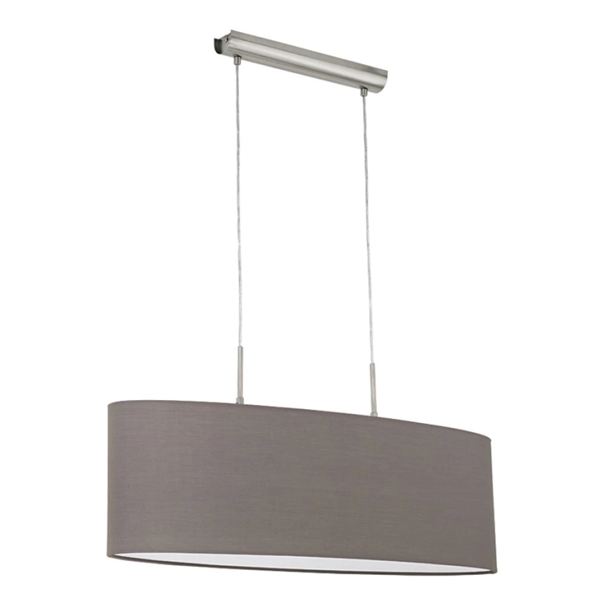 Eglo Taklampa med lina E27/2X60W/230V