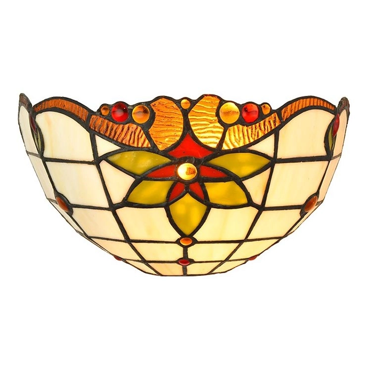 Prezent 222 – Vägglampa TIFFANY 1xE14/40W/230V