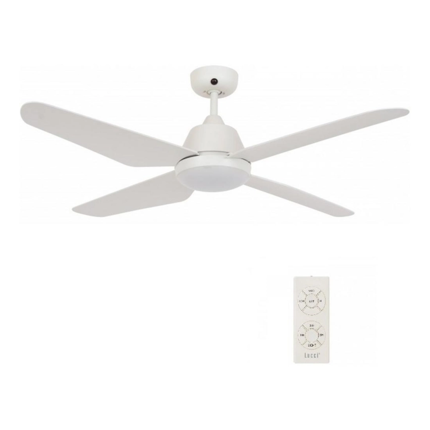 Lucci Air 212994 – LED Takfläkt ARIA LED/18W/230V vit + fjärrkontroll