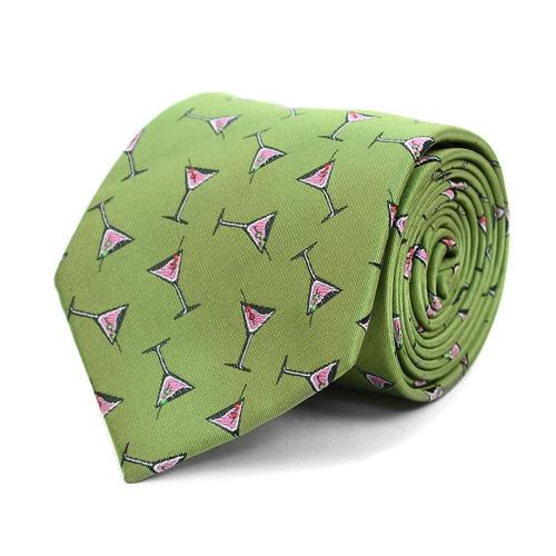 Martini Glass Tie – Grönt